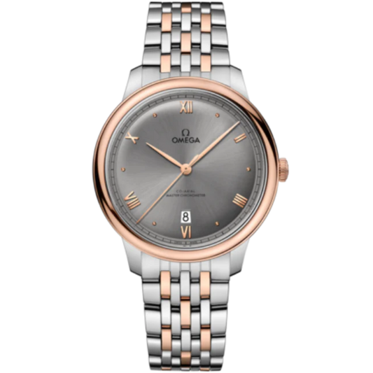 DE VILLE PRESTIGE 40 MM STAINLESS STEEL - SEDNA™ GOLD WITH GREY DIAL