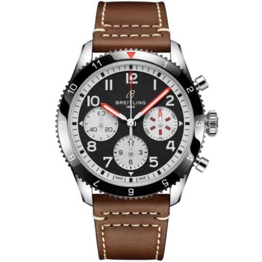 CLASSIC AVI CHRONOGRAPH MOSQUITO 42 MM STAINLESS STEEL WITH BLACK DIAL