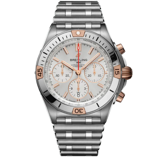 CHRONOMAT B01 42 MM STAINLESS STEEL & 18K ROSE GOLD WITH CREAM DIAL