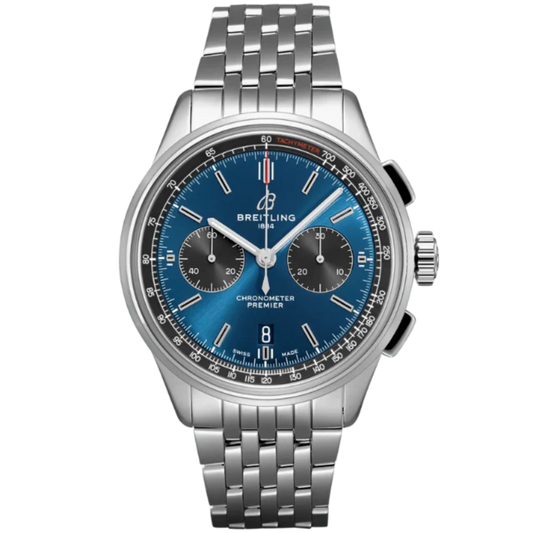 PREMIER B01 CHRONOGRAPH 42 MM STAINLESS STEEL WITH BLUE DIAL