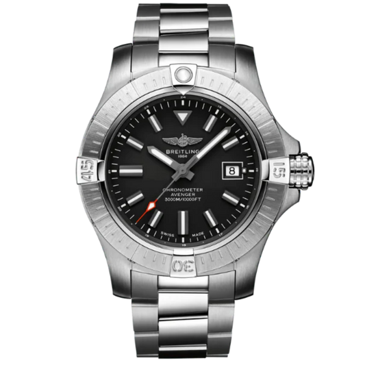 AVENGER AUTOMATIC SEAWOLF 45 MM STAINLESS STEEL WITH BLACK DIAL