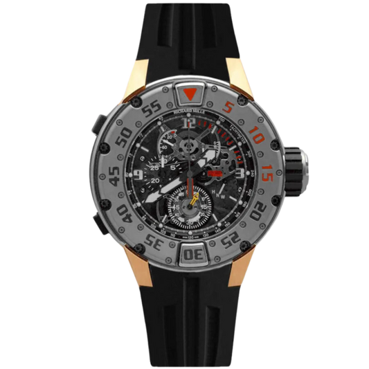 Richard Mille RM025 Divers Manual Winding Tourbillon Chronograph Openworked Dial