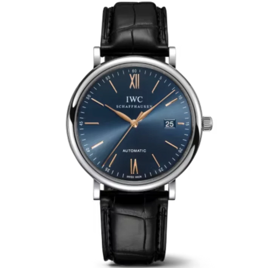 PORTOFINO AUTOMATIC 40 MM STAINLESS STEEL WITH BLUE DIAL