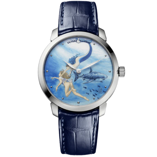 CLASSICO MANARA MANUFACTURE 40 MM STAINLESS STEEL WITH BLUE DIAL