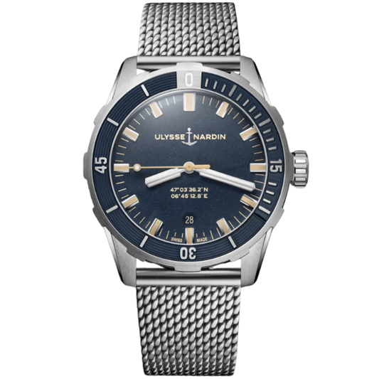 DIVER 42 MM STAINLESS STEEL WITH BLUE DIAL