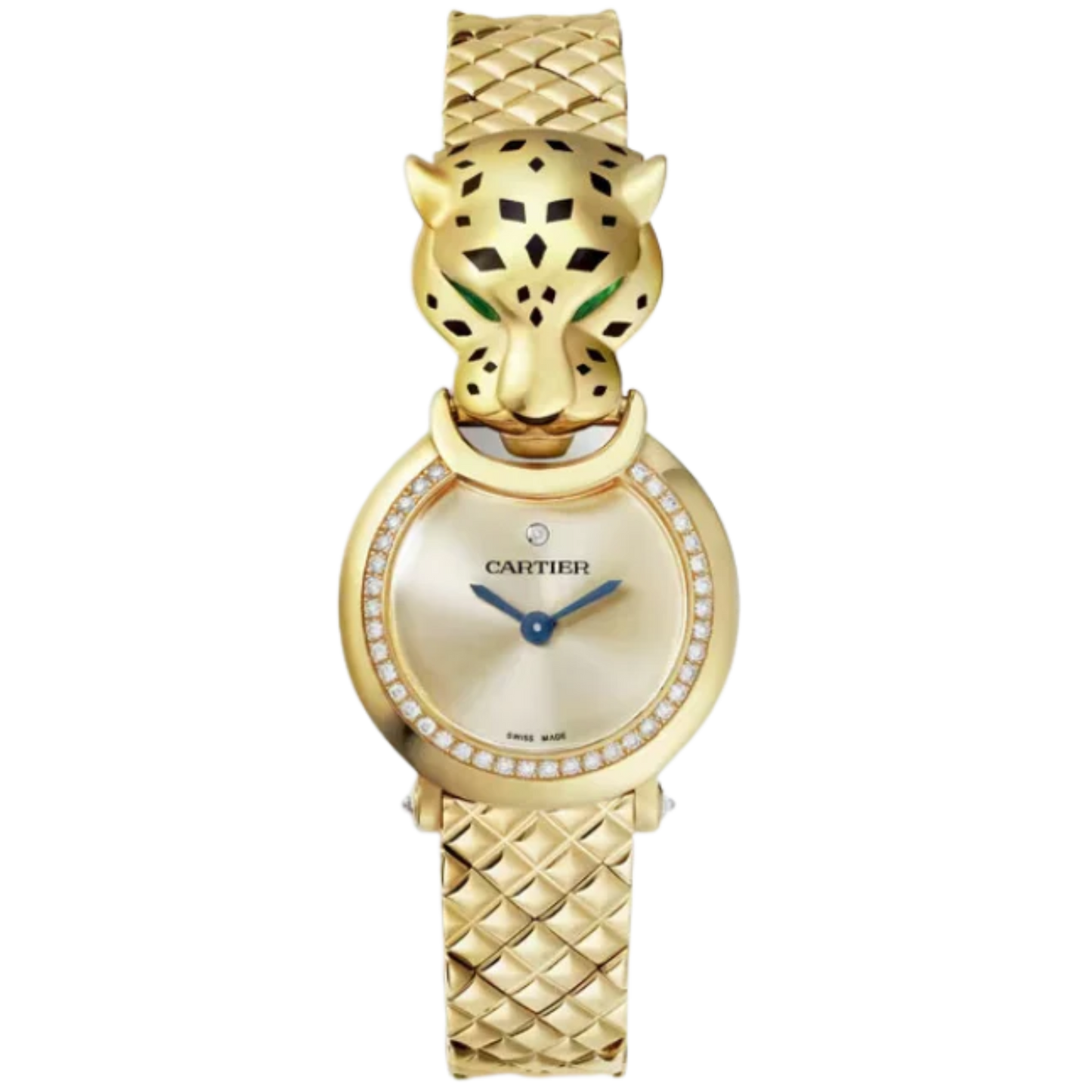 LA PANTHERE DE CARTIER 24 MM YELLOW GOLD WITH GOLD DIAL