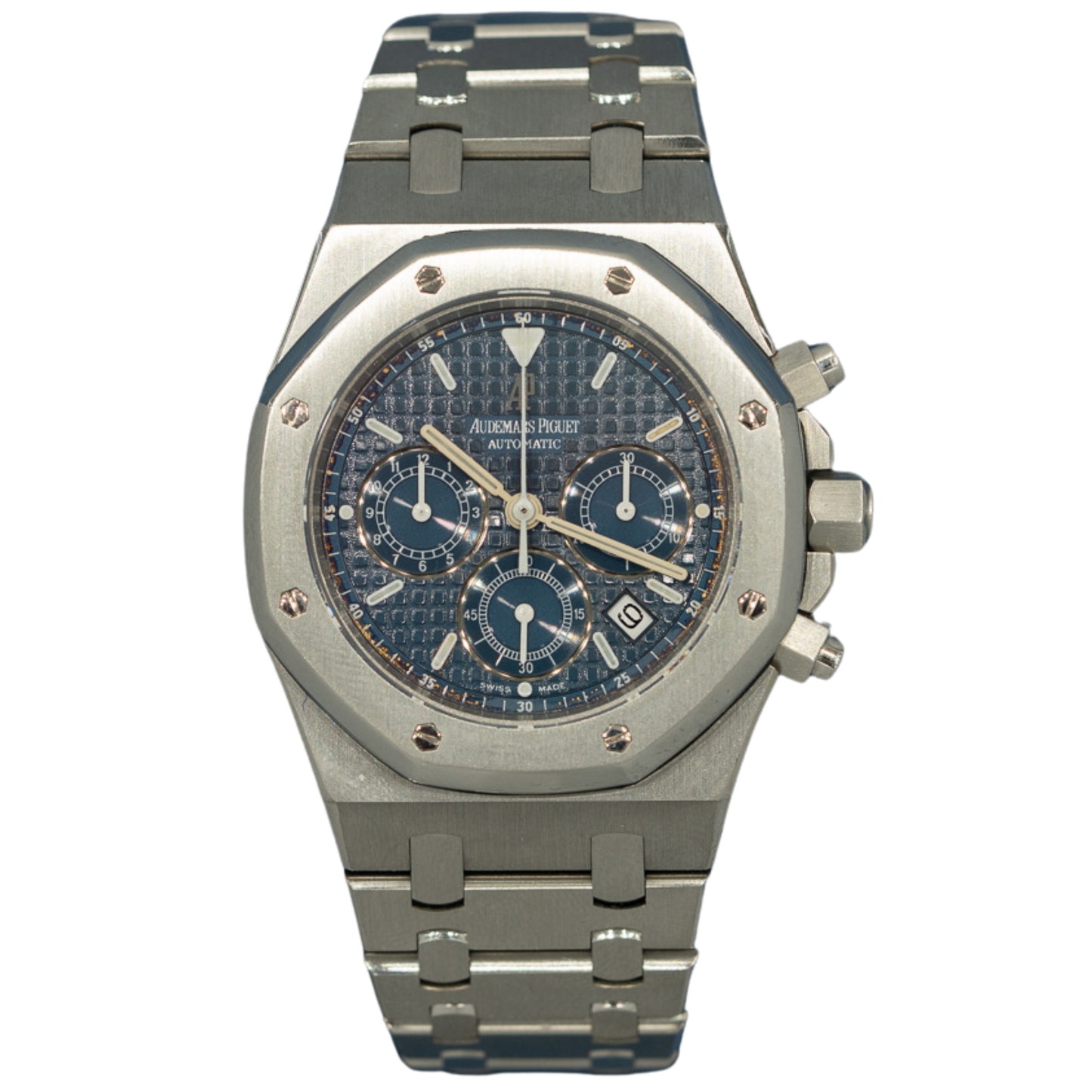 Audemars Piguet Royal Oak Chronograph Ref. 25860ST.OO.1110ST.03 39mm Stainless Steel Blue Dial