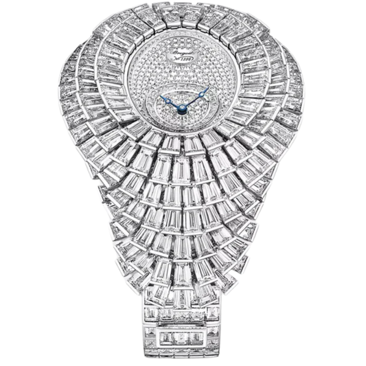 CRAZY FLOWER GJE25BB20.8989FB1 33 MM WHITE GOLD WITH WHITE DIAL