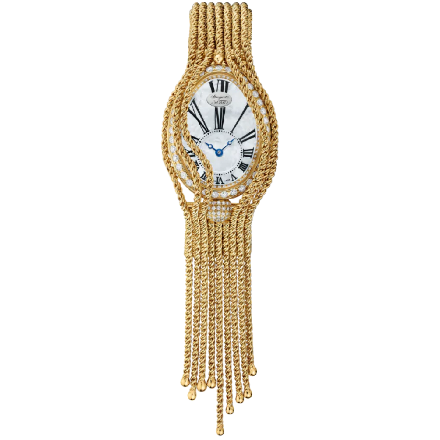 REINE DE NAPLES 8928 33 MM YELLOW GOLD WITH MOTHER OF PEARL DIAL