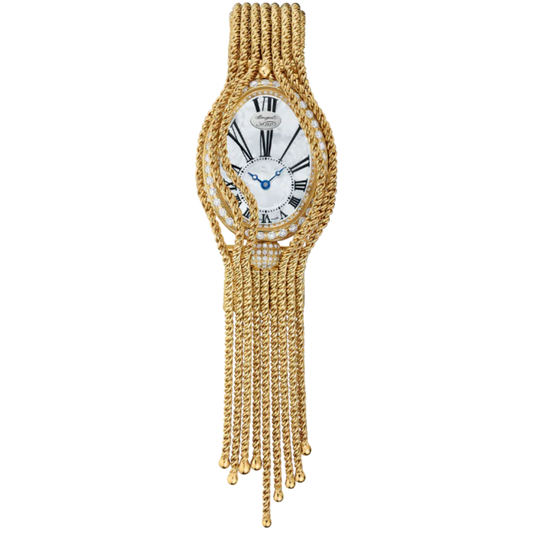 REINE DE NAPLES 8928 33 MM YELLOW GOLD WITH MOTHER OF PEARL DIAL