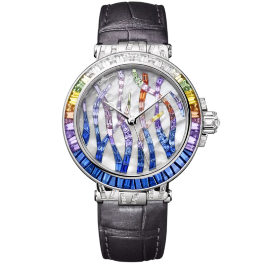 MARINE HAUTE JOAILLERIE 9509 POSEIDONIA 36 MM WHITE GOLD WITH MOTHER OF PEARL DIAL