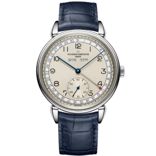 HISTORIQUES TRIPLE CALENDRIER 1942 40 MM STAINLESS STEEL WITH BEIGE DIAL