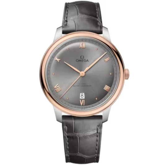 DE VILLE PRESTIGE 40 MM STAINLESS STEEL - SEDNA™ GOLD WITH GREY DIAL