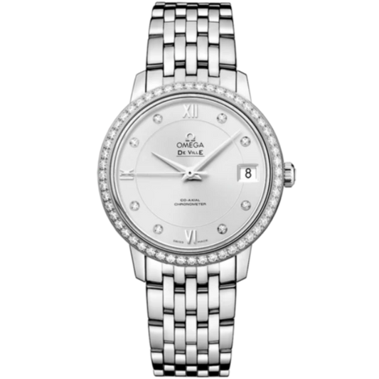 DE VILLE PRESTIGE 33 MM STAINLESS STEEL WITH SILVER DIAL