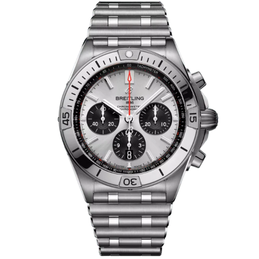 CHRONOMAT B01 42 MM STAINLESS STEEL WITH SILVER DIAL