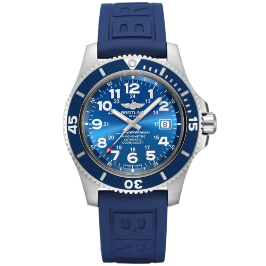 SUPEROCEAN II 44 STAINLESS STEEL WITH BLUE DIAL