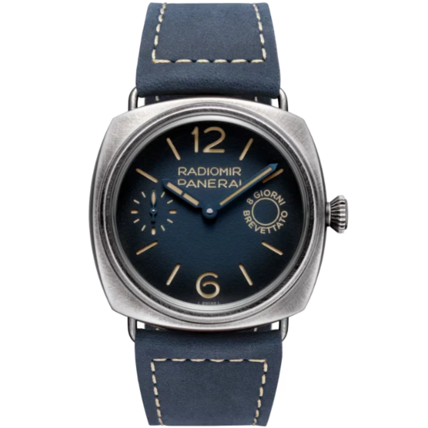 RADIOMIR OTTO GIORNI PAM01348 45 MM STAINLESS STEEL WITH SHADED BLUE DIAL