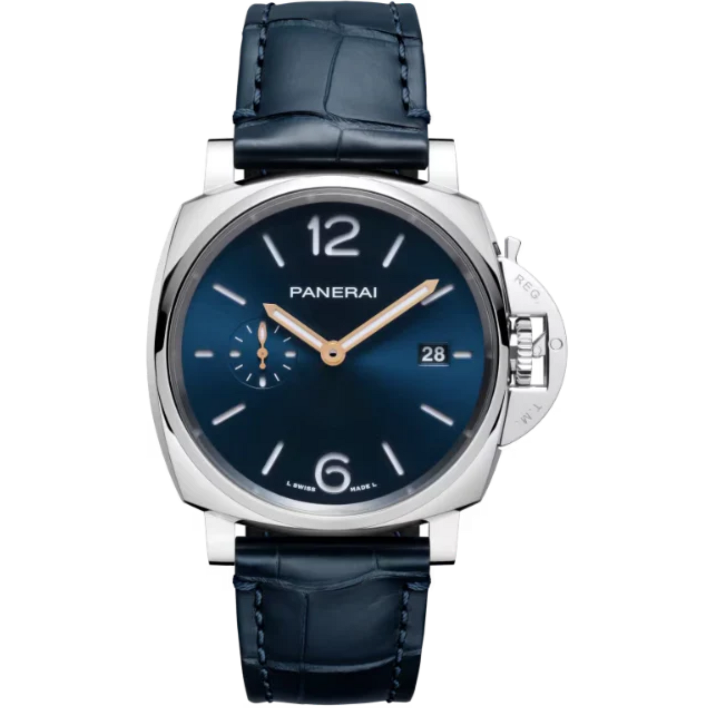 LUMINOR DUE PAM01274 42 MM STAINLESS STEEL WITH BLUE DIAL