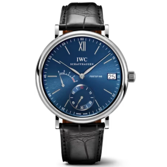 PORTOFINO HAND-WOUND EIGHT DAYS 45 MM STAINLESS STEEL WITH BLUE DIAL