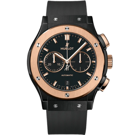 CLASSIC FUSION 42 MM CHRONOGRAPH CERAMIC KING GOLD