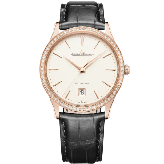 MASTER ULTRA THIN DATE 39 MM 18K ROSE GOLD WITH EGGSHELL BEIGE DIAL
