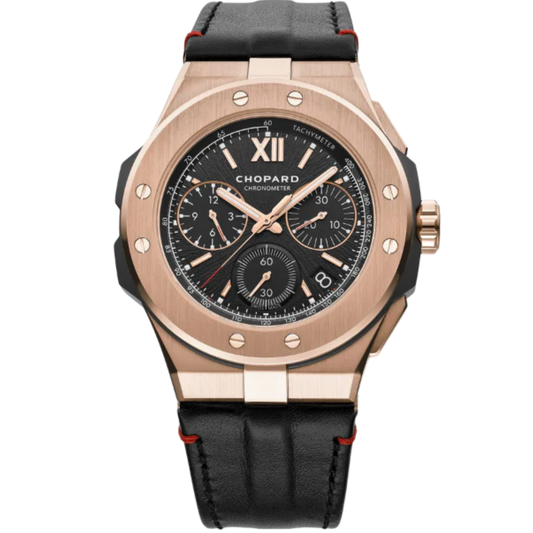 ALPINE EAGLE XL CHRONO 44 MM ROSE GOLD - CERAMIZED TITANIUM WITH ABSOLUTE BLACK DIAL