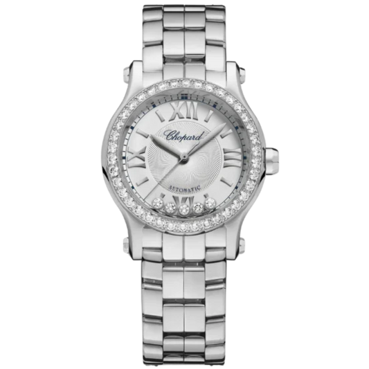 HAPPY SPORT 30 MM LUCENT STEEL™ WITH SILVER DIAL
