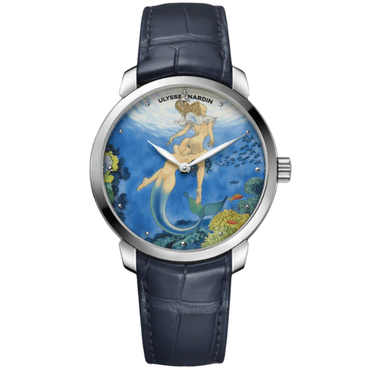 CLASSICO MANARA MANUFACTURE 40 MM STAINLESS STEEL WITH BLUE DIAL