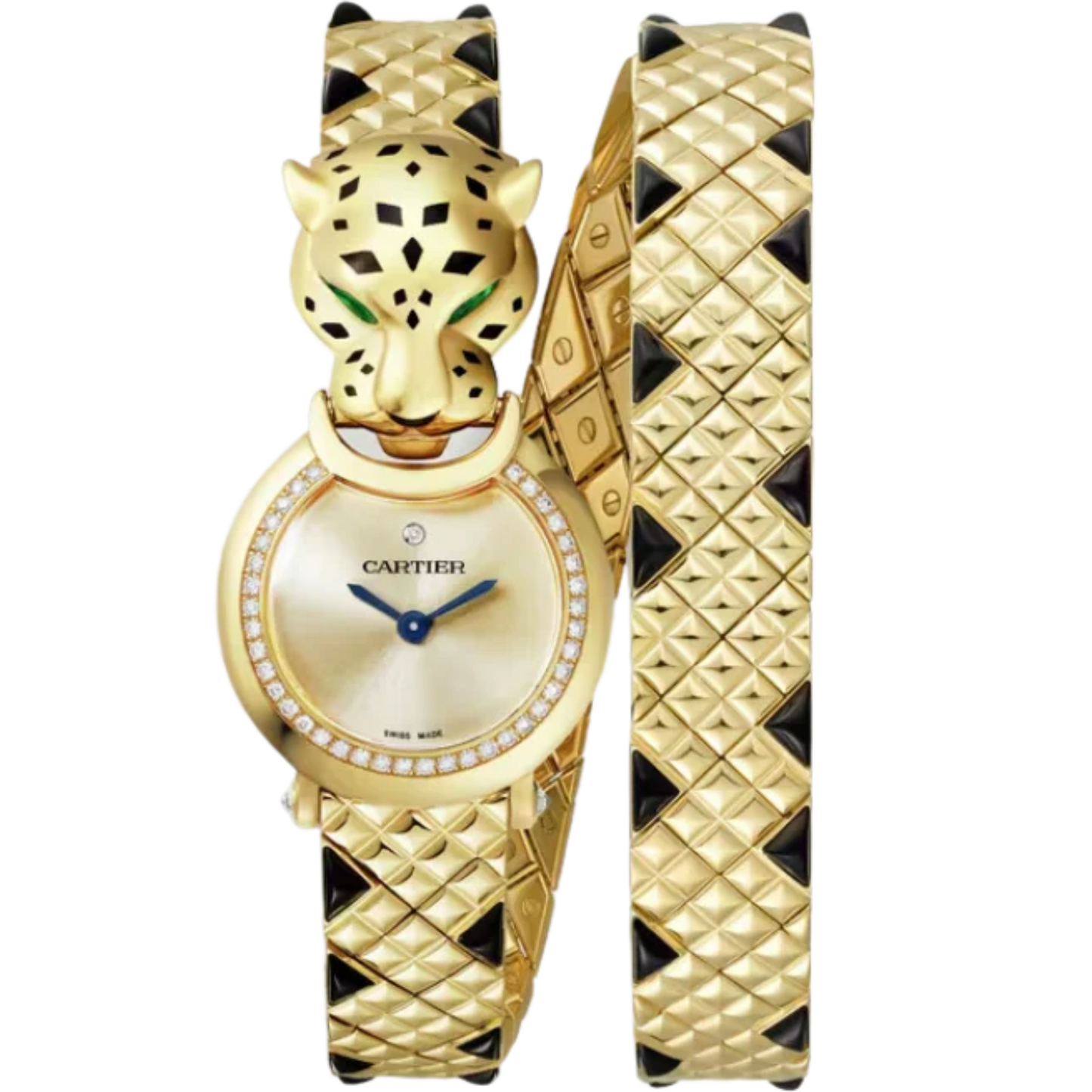 LA PANTHERE DE CARTIER 24 MM YELLOW GOLD WITH GOLD DIAL