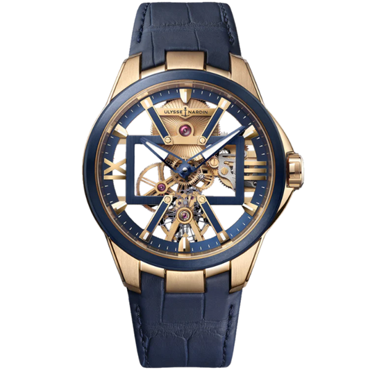 BLAST SKELETON X 42 MM ROSE GOLD WITH OPENWORKED DIAL