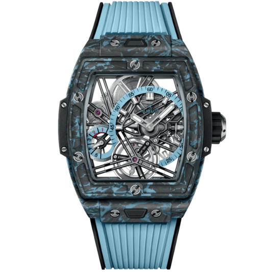 SPIRIT OF BIG BANG 45 MM TOURBILLON CARBON SKY BLUE