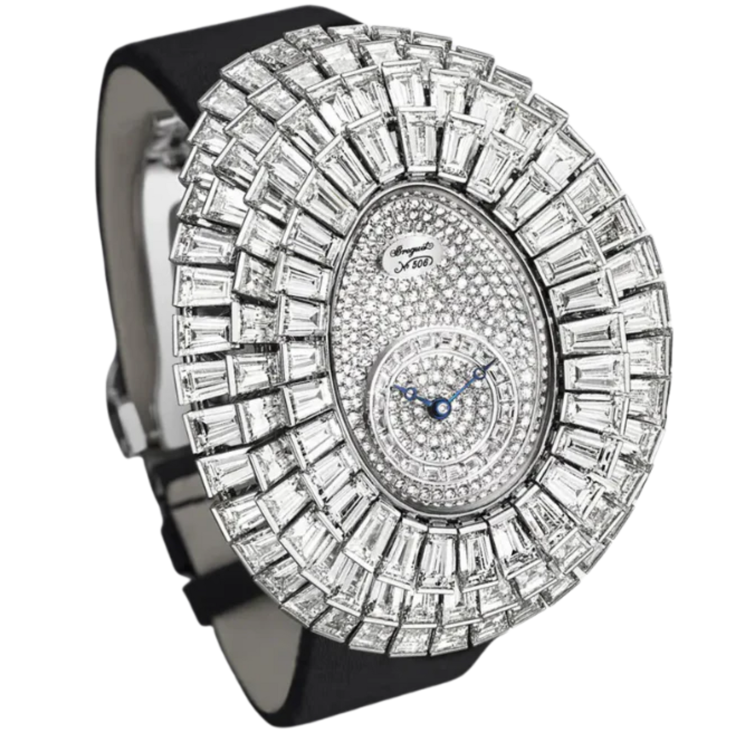 CRAZY FLOWER GJE25BB20.8989D 34 MM WHITE GOLD WITH WHITE DIAL