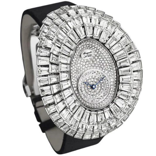 CRAZY FLOWER GJE25BB20.8989D 34 MM WHITE GOLD WITH WHITE DIAL