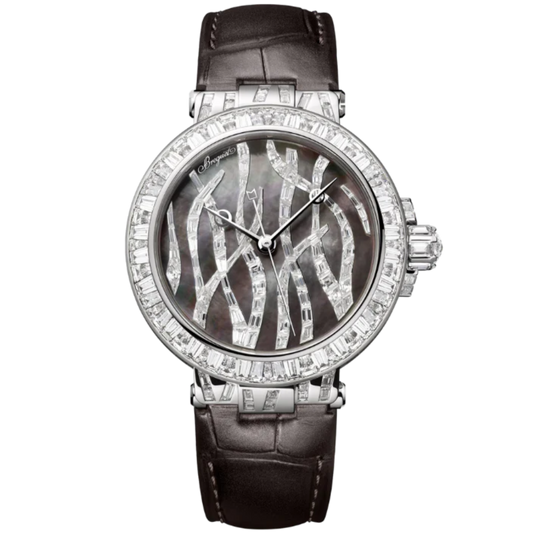 MARINE HAUTE JOAILLERIE 9509 POSEIDONIA 36 MM WHITE GOLD WITH TAHITIAN MOTHER OF PEARL DIAL