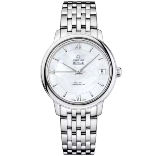 DE VILLE PRESTIGE 33 MM STAINLESS STEEL WITH MOTHER OF PEARL DIAL