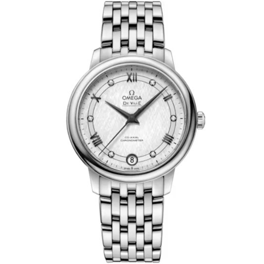 DE VILLE PRESTIGE 33 MM STAINLESS STEEL WITH SILVER DIAL