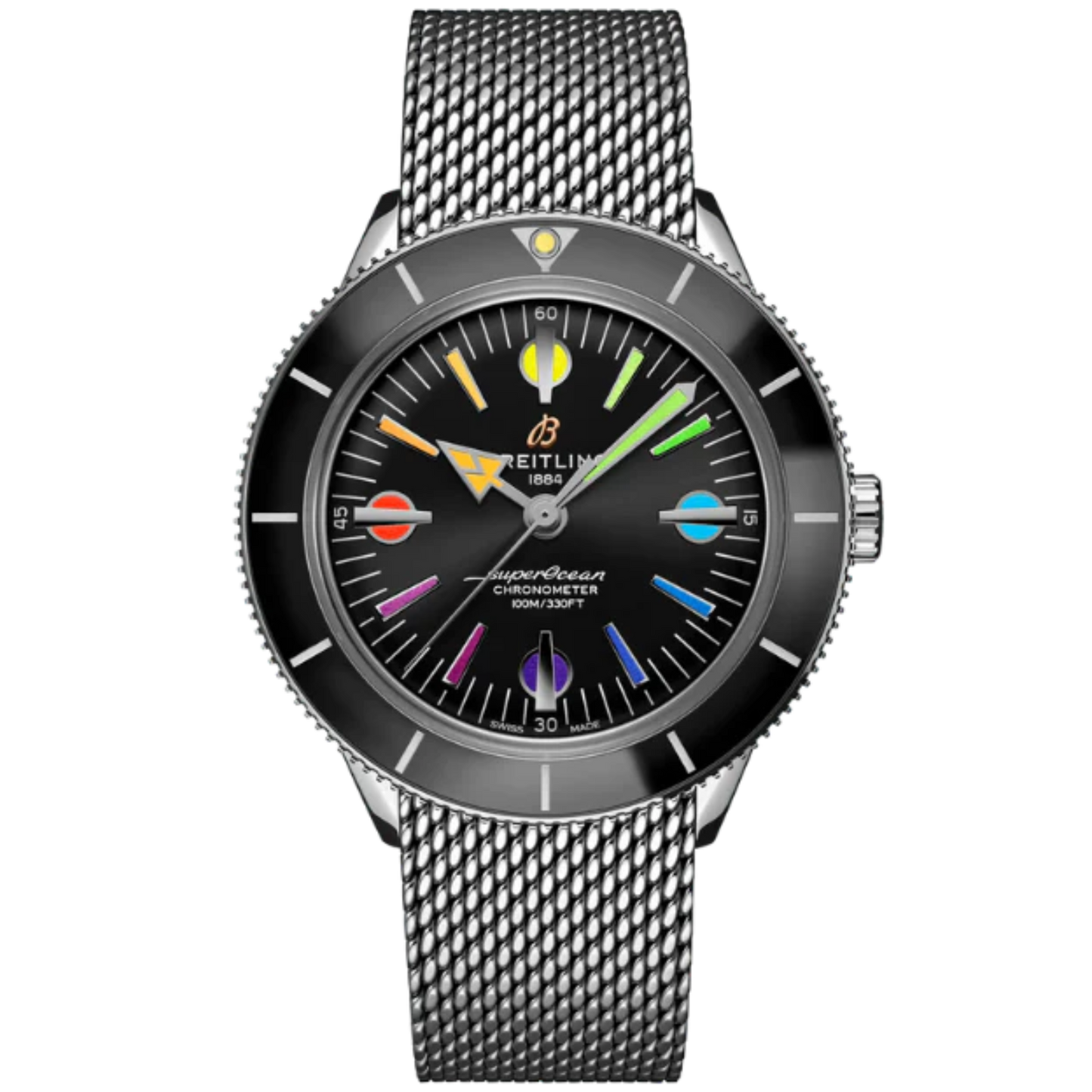 SUPEROCEAN HERITAGE '57 SPECIAL EDITION 42 MM STAINLESS STEEL WITH BLACK DIAL