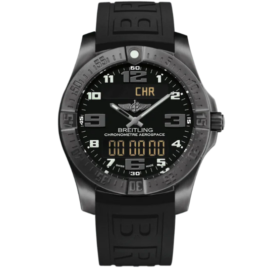 AEROSPACE EVO 43 MM DLC-COATED TITANIUM WITH BLACK DIAL