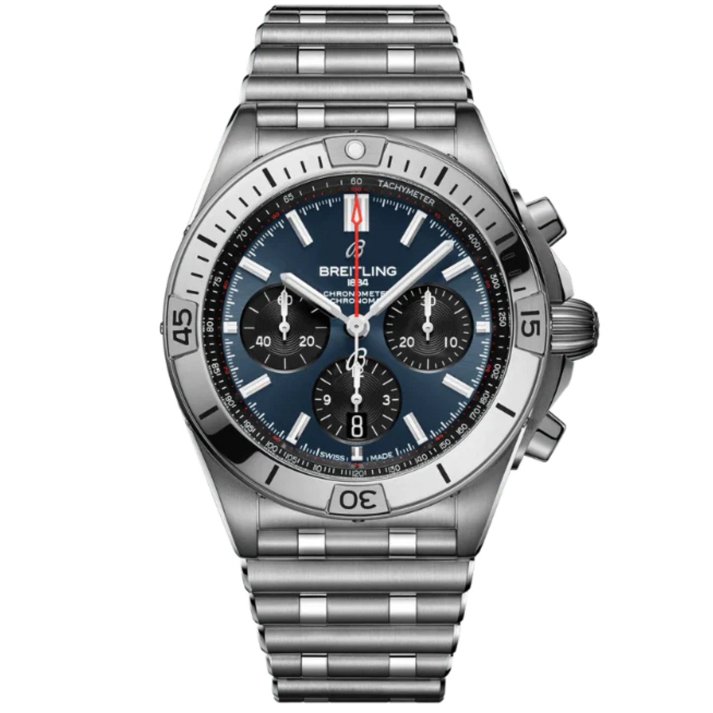 CHRONOMAT B01 42 MM STAINLESS STEEL WITH BLUE DIAL
