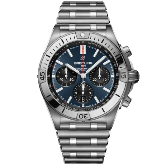 CHRONOMAT B01 42 MM STAINLESS STEEL WITH BLUE DIAL