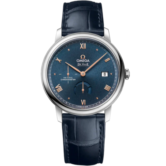 DE VILLE PRESTIGE 39 MM STAINLESS STEEL WITH BLUE DIAL