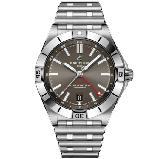 CHRONOMAT AUTOMATIC GMT 40 MM STAINLESS STEEL WITH ANTHRACITE GRAY DIAL