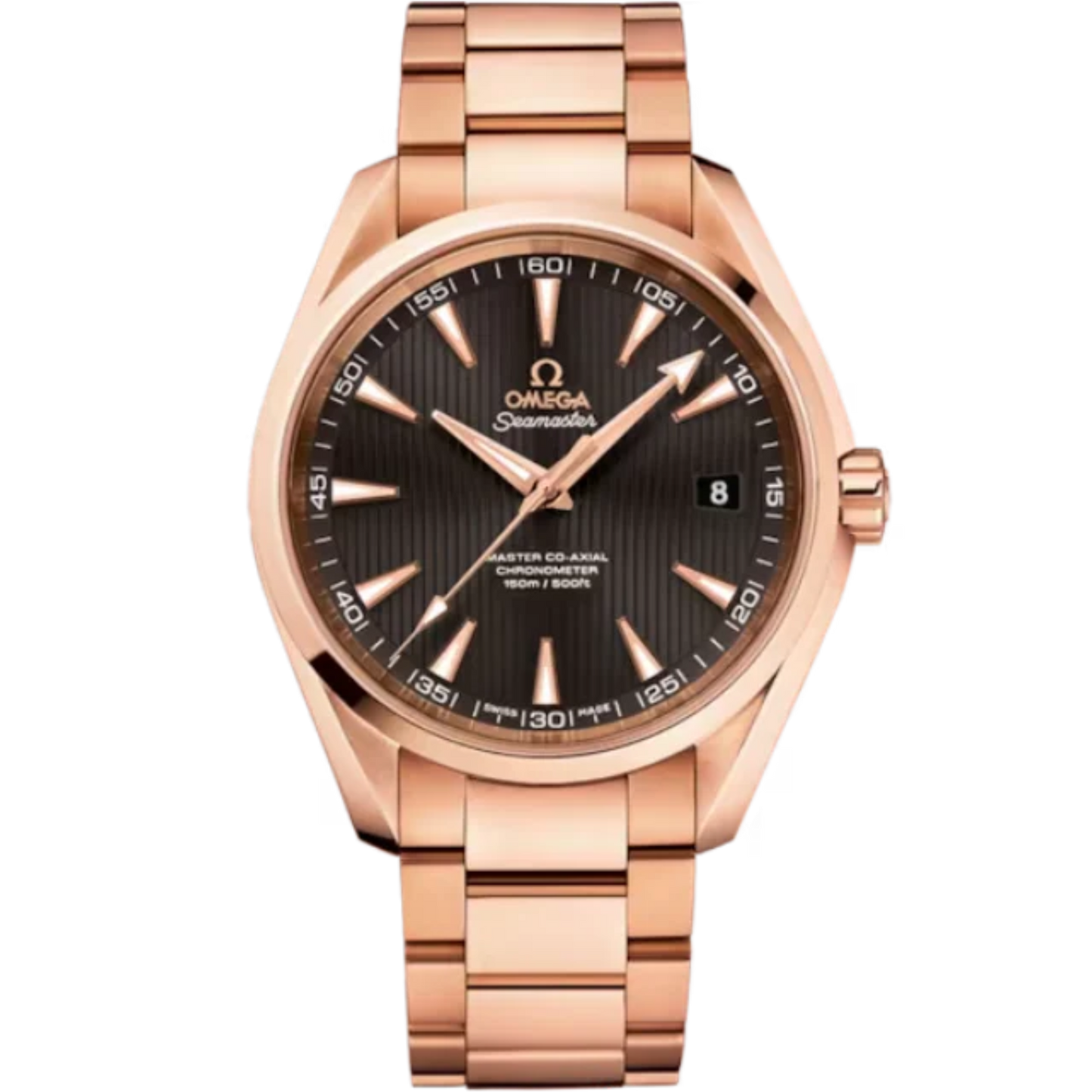 SEAMASTER AQUA TERRA 150M 41 MM RED GOLD WITH GREY DIAL