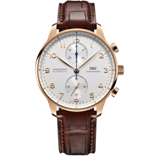 PORTUGIESER CHRONOGRAPH 41 MM GOLD WITH WHITE DIAL