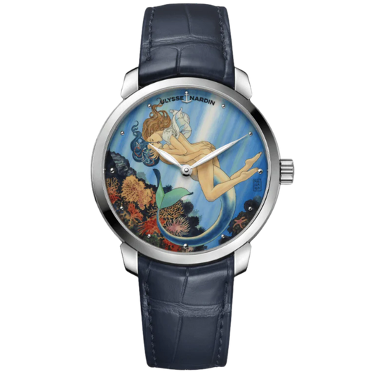 CLASSICO MANARA MANUFACTURE 40 MM STAINLESS STEEL WITH BLUE DIAL