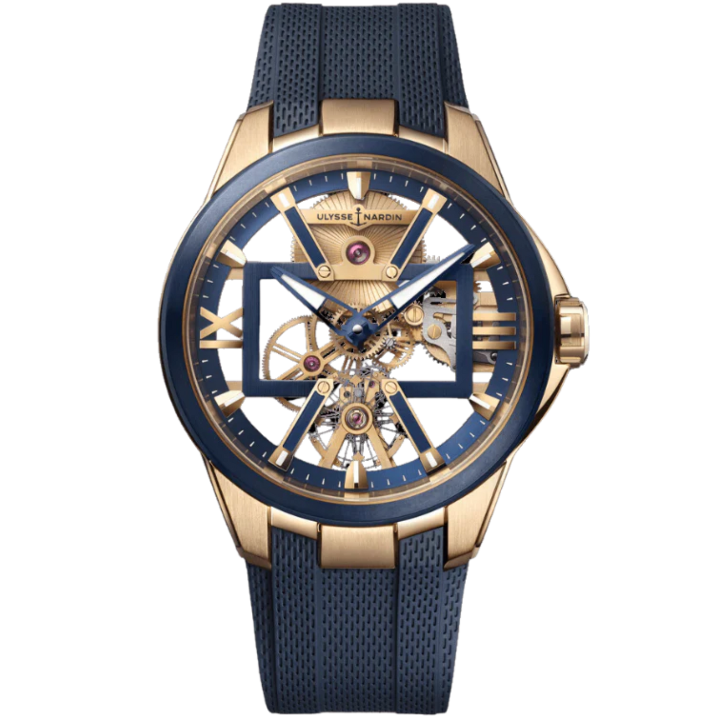 BLAST SKELETON X 42 MM ROSE GOLD WITH OPENWORKED DIAL