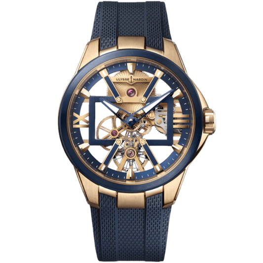 BLAST SKELETON X 42 MM ROSE GOLD WITH OPENWORKED DIAL
