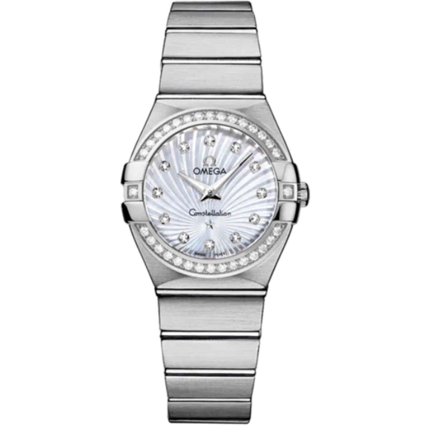 CONSTELLATION 27 MM STAINLESS STEEL WITH MOTHER OF PEARL DIAL