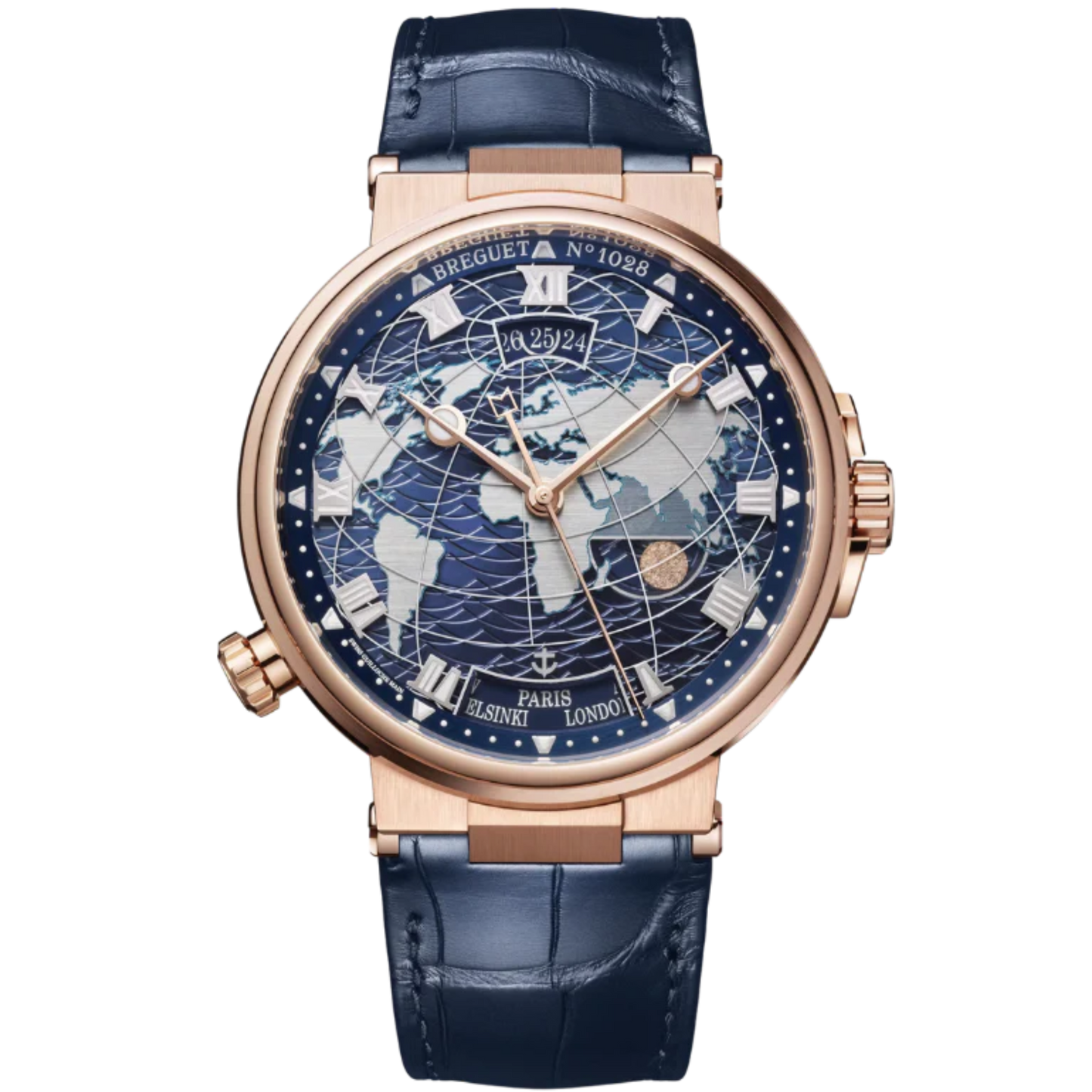 MARINE HORA MUNDI 5557 44 MM ROSE GOLD WITH BLUE DIAL