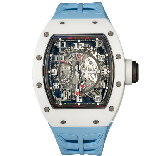Richard Mille RM030 Americas "White Rush" White Ceramic/Black NTPT SIDES